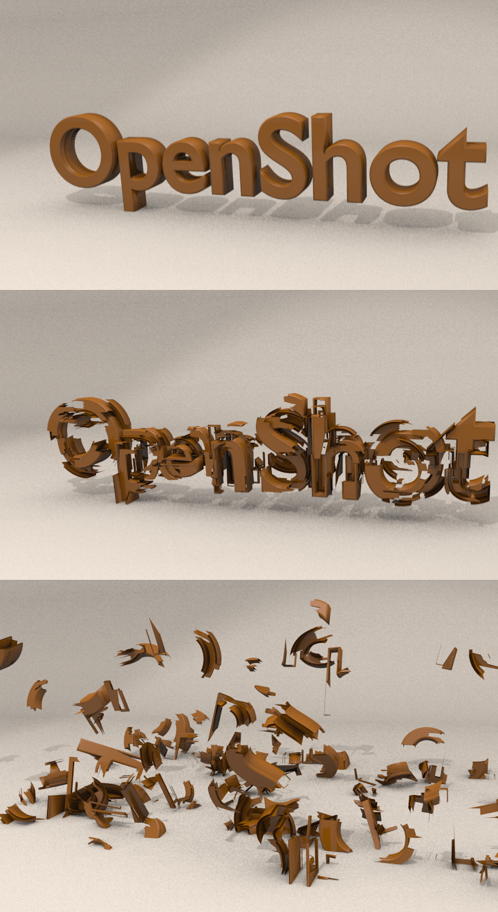 Exploding Logos in OpenShot 1.4.3!